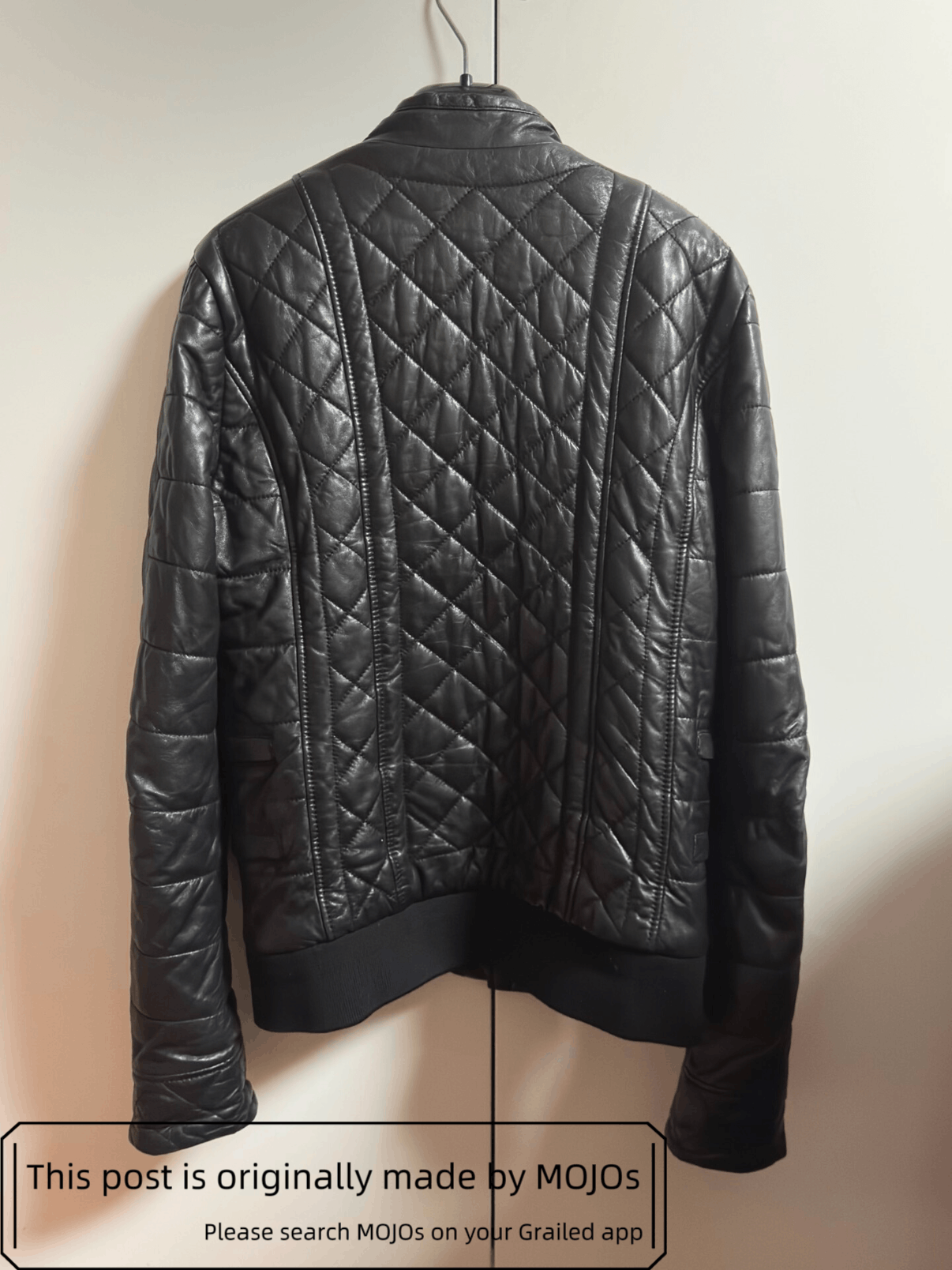 Balmain Sz 46 Balmain Padded Leather Bike Jacket mojos3222 Size US S / EU 44-46 / 1 - 3 Thumbnail