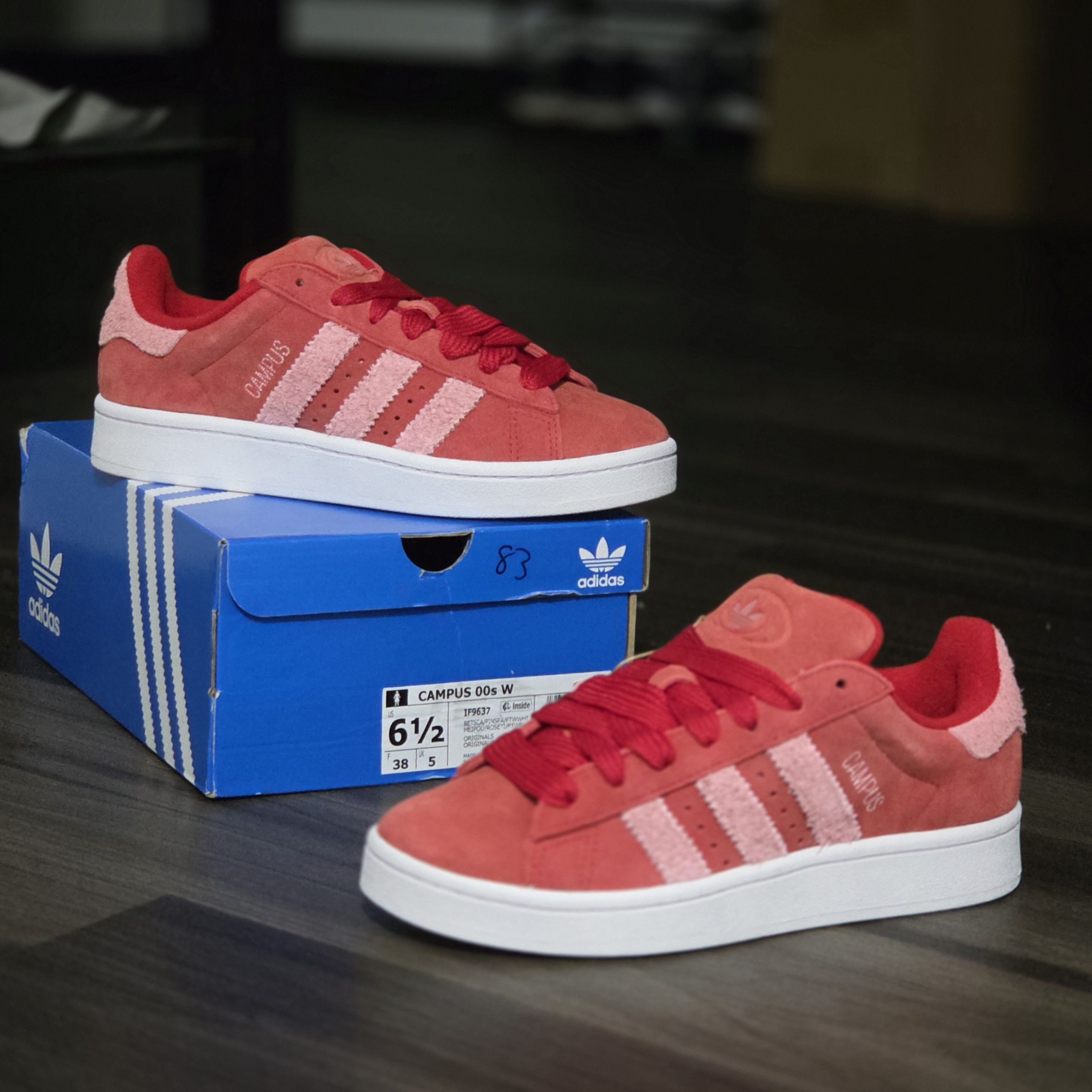 Adidas Adidas Campus 00s -Scarlet Pink Spark Red Women's--Size 6.5 Size US 6.5 / IT 36.5 - 3 Thumbnail