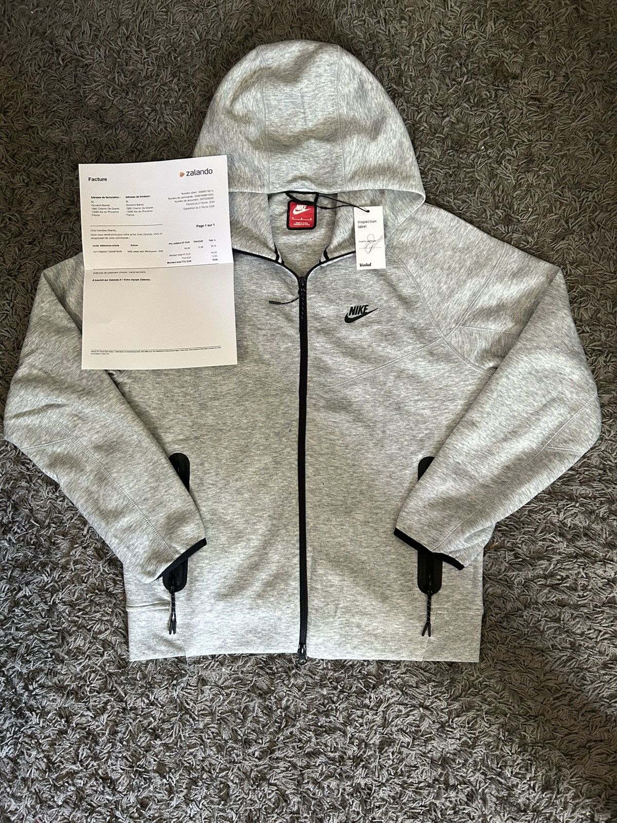 Nike Veste/Vest Nike Tech Windrunner - Color: Grey - Size S/M Size US M / EU 48-50 / 2 - 1 Thumbnail