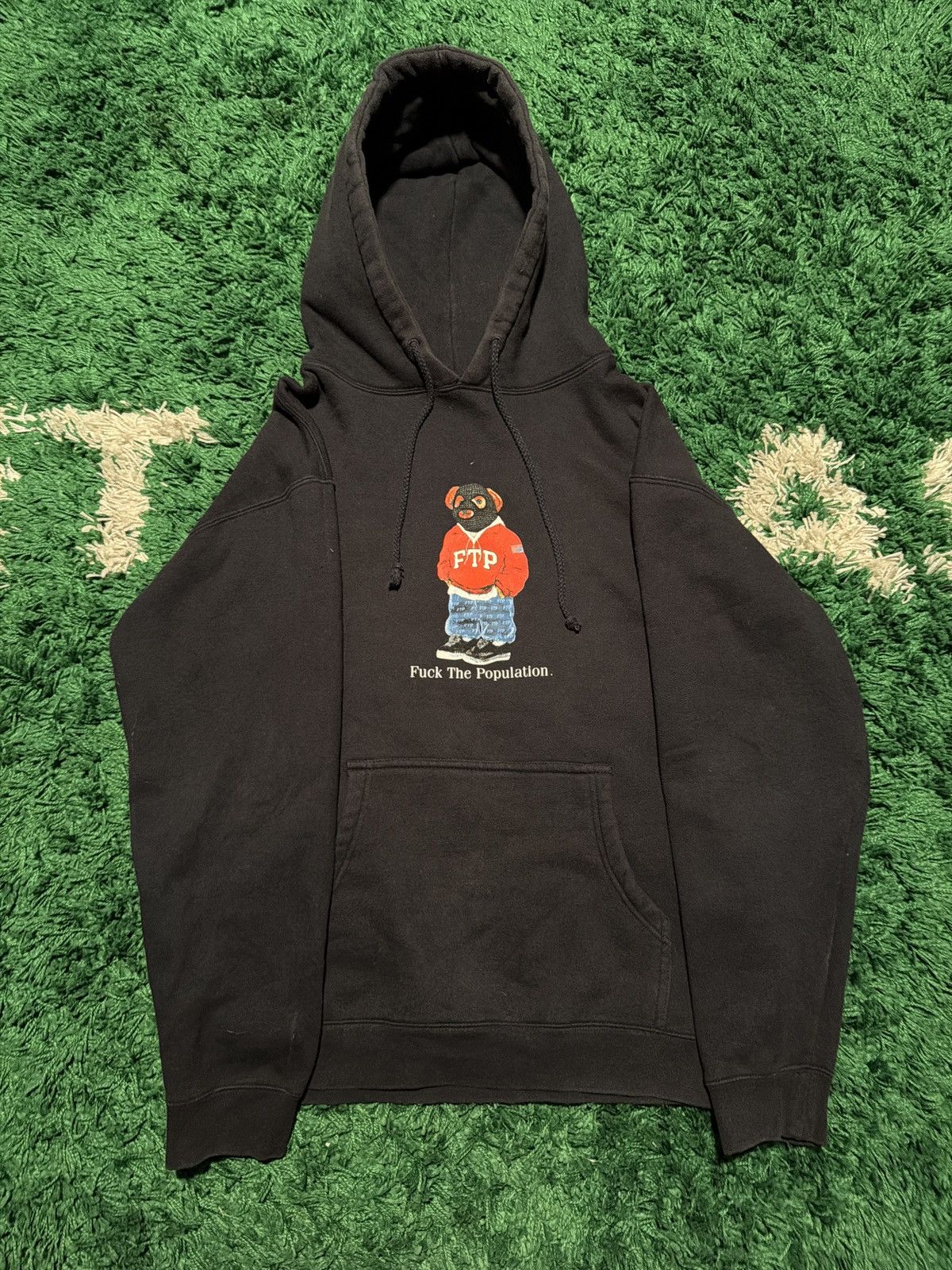 Fuck The Population FTP Bear Hoodie Size US M / EU 48-50 / 2 - 1 Thumbnail