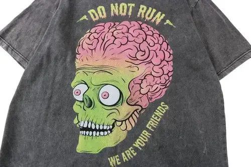 Vintage Zombie Skull Tshirt Size US L / EU 52-54 / 3 - 4 Thumbnail