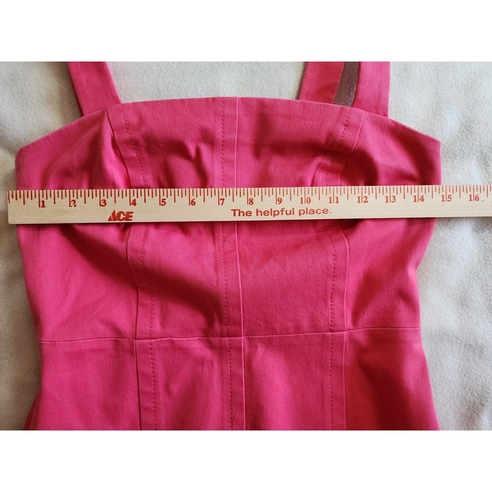 Banana Republic Banana Republic Pink Stretch Sheath Dress 2P Barbiecore Size XS / US 0-2 / IT 36-38 - 9 Thumbnail