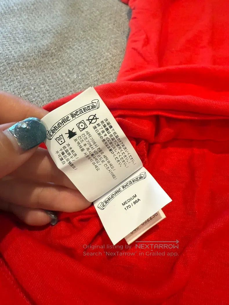 Chrome Hearts CHROME HEARTS Size M Red horseshoe printed short sleeve T-s Size US M / EU 48-50 / 2 - 8 Thumbnail