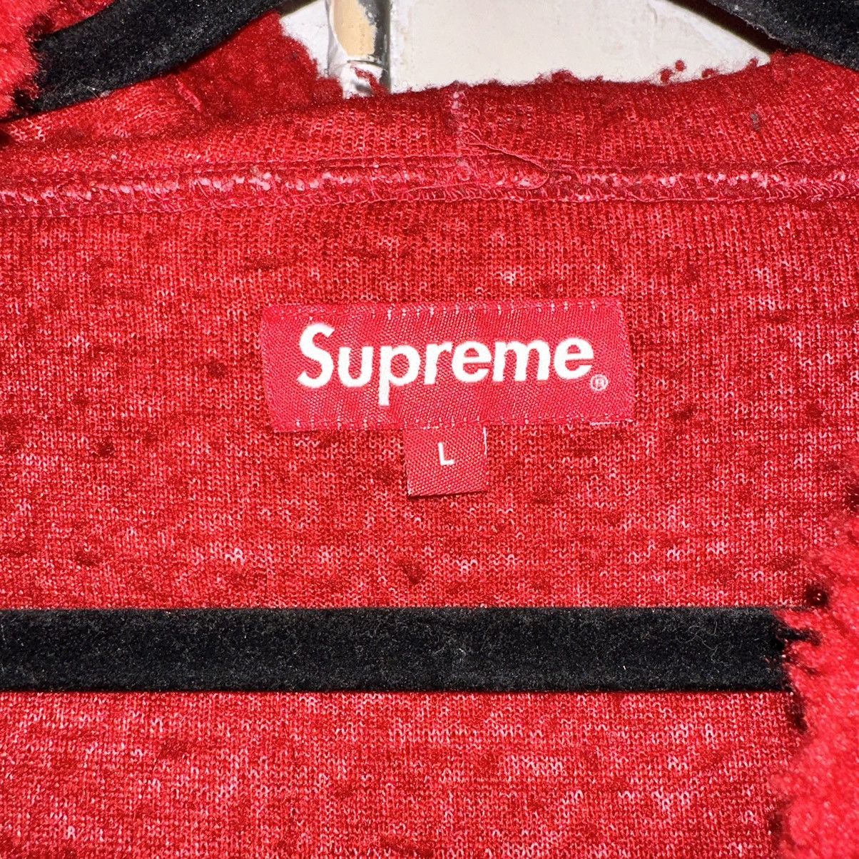 Supreme Supreme Sherpa Fleece Pullover Red F/W15 Size US L / EU 52-54 / 3 - 3 Thumbnail