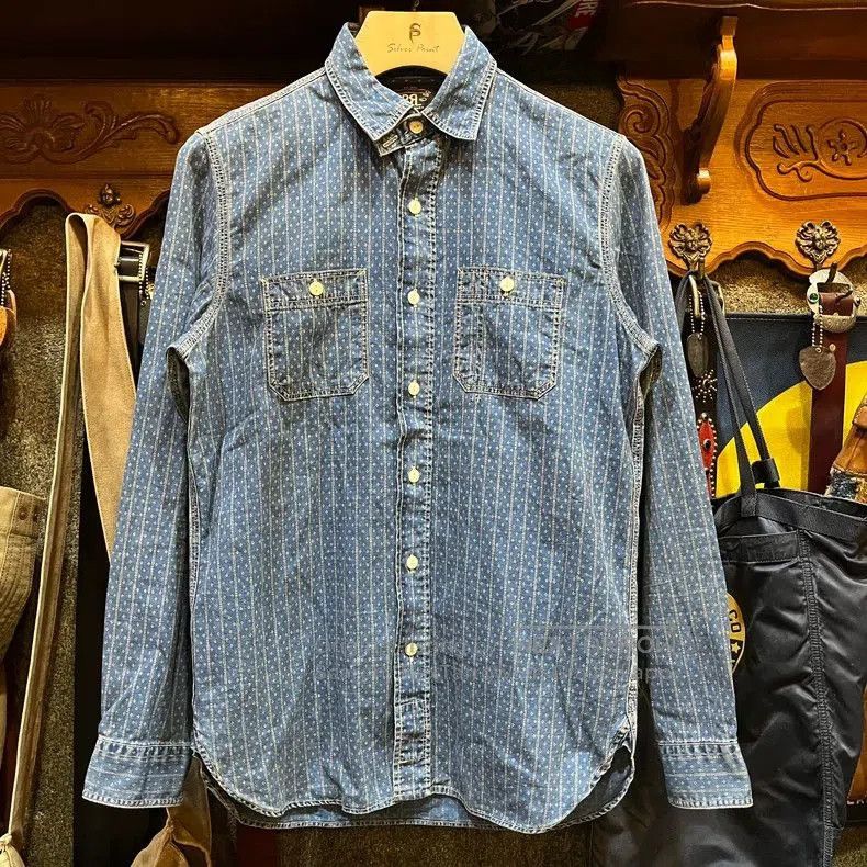 RRL Ralph Lauren RRL Double RL Denim Button-Up Shirt. Size US S / EU 44-46 / 1 - 1 Thumbnail