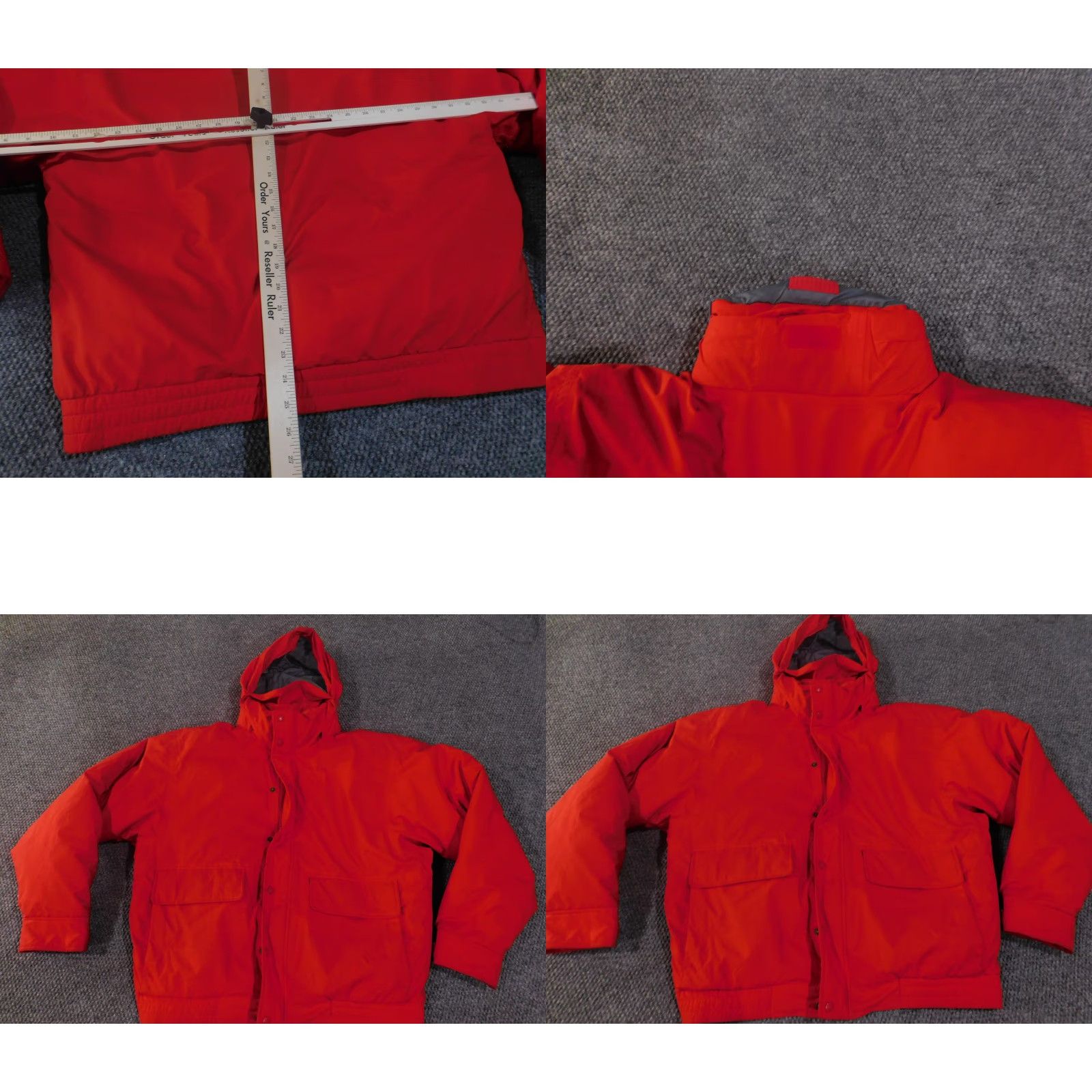 Eddie Bauer Eddie Bauer Jacket Mens Large Red Gore-Tex Goose Down Hooded Insulated Puffer Size US L / EU 52-54 / 3 - 10 Thumbnail