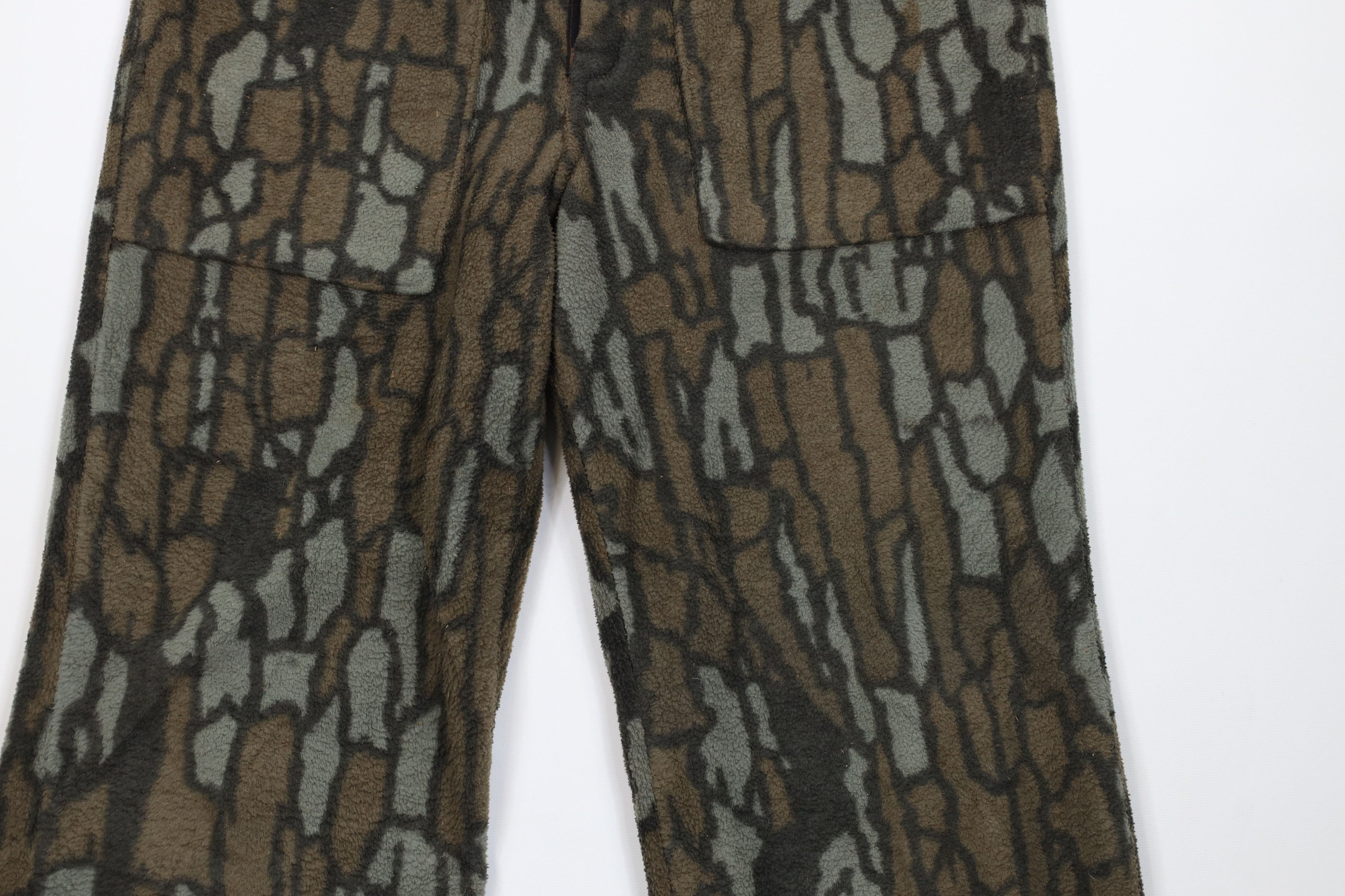 Vintage Vintage 80s 90s Streetwear Wide Leg Fleece Pants USA Size US 34 / EU 50 - 3 Thumbnail