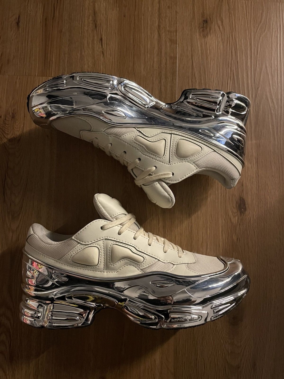 Adidas × Raf Simons Raf simons ozweego mirrored cream Size US 8.5 / EU 41-42 - 1 Thumbnail