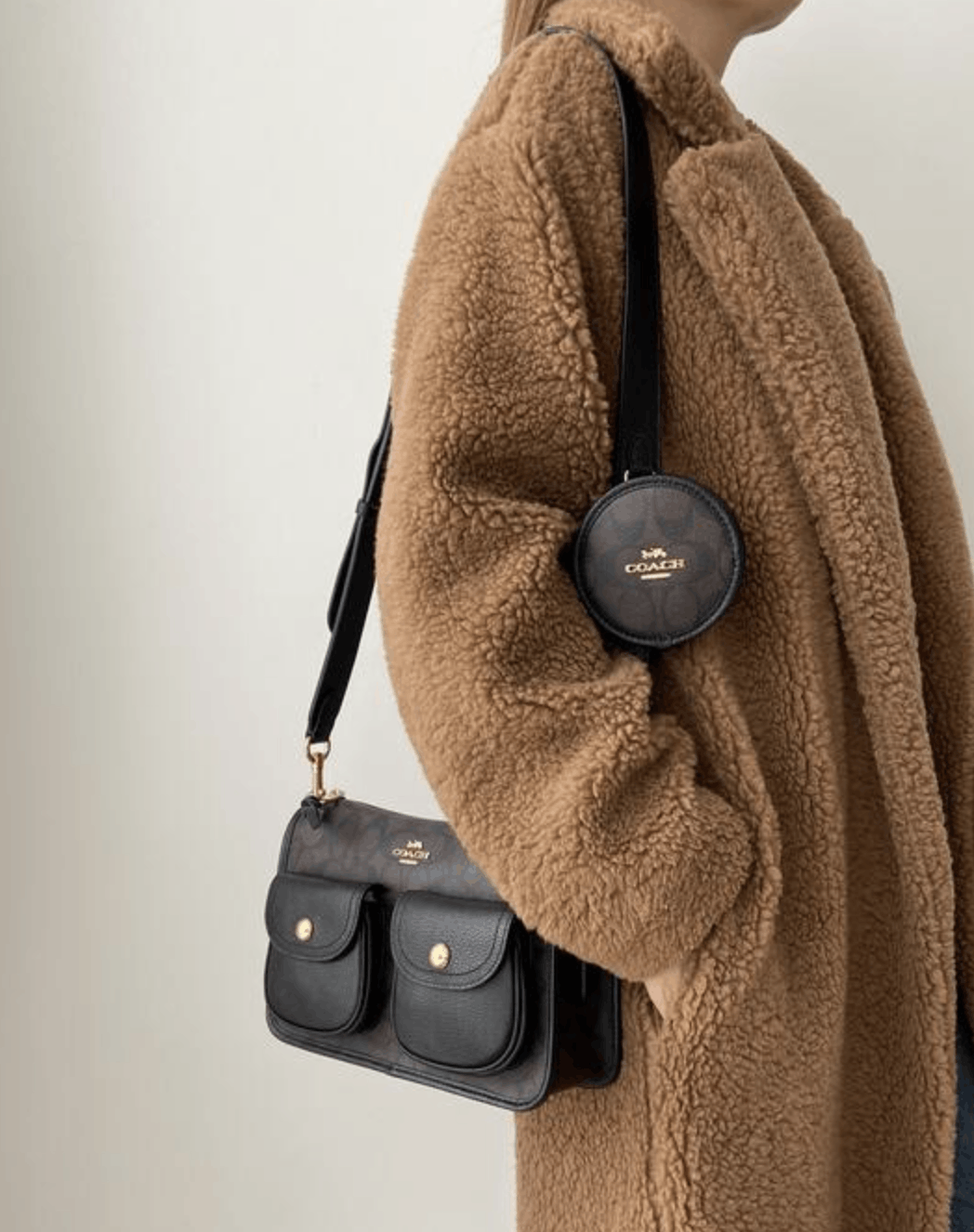 Coach Pennie Crossbody With Coin Case In Signature Canvas C5675 Size ONE SIZE - 6 Thumbnail