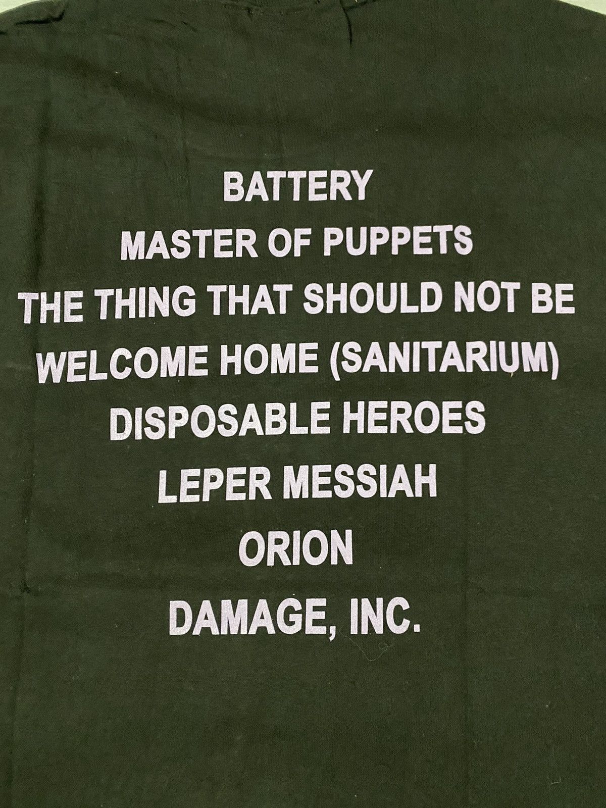 Vintage Metallica Master Puppets 2007