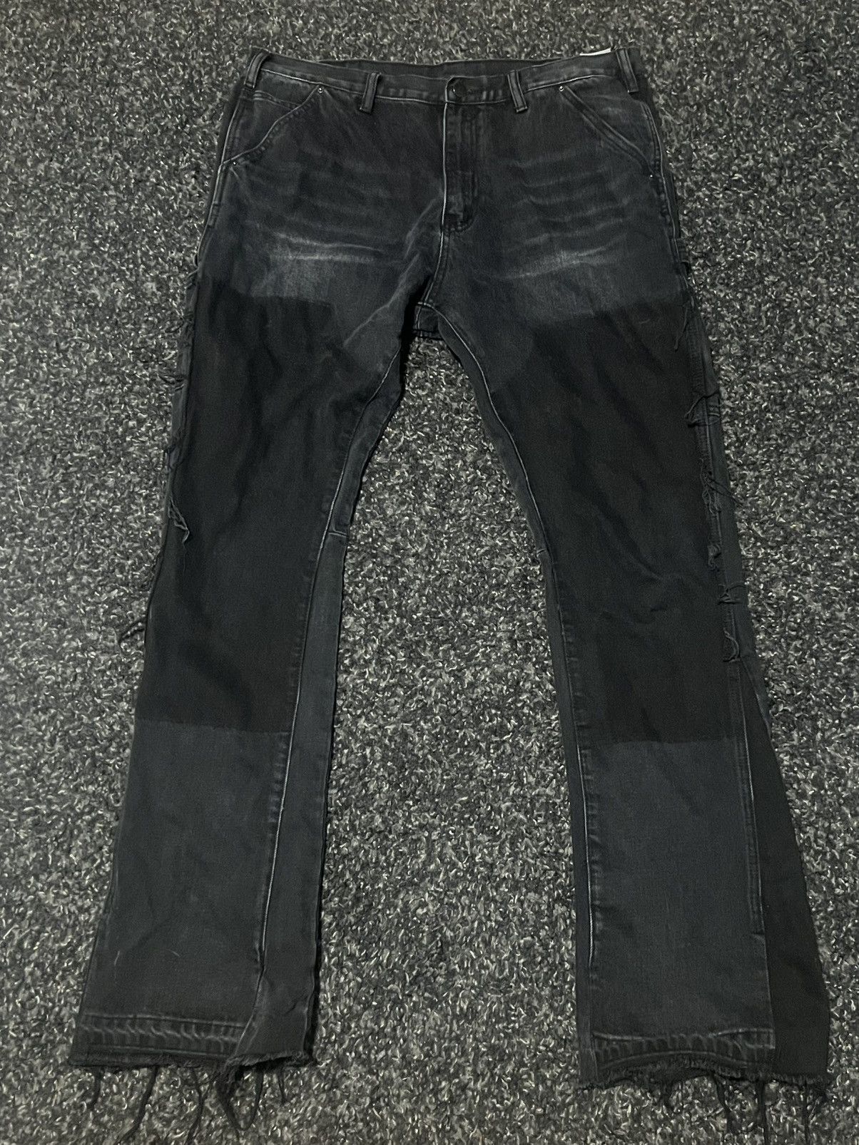 MNML MNML Black Work Flare Denim Size US 36 / EU 52 - 1 Thumbnail