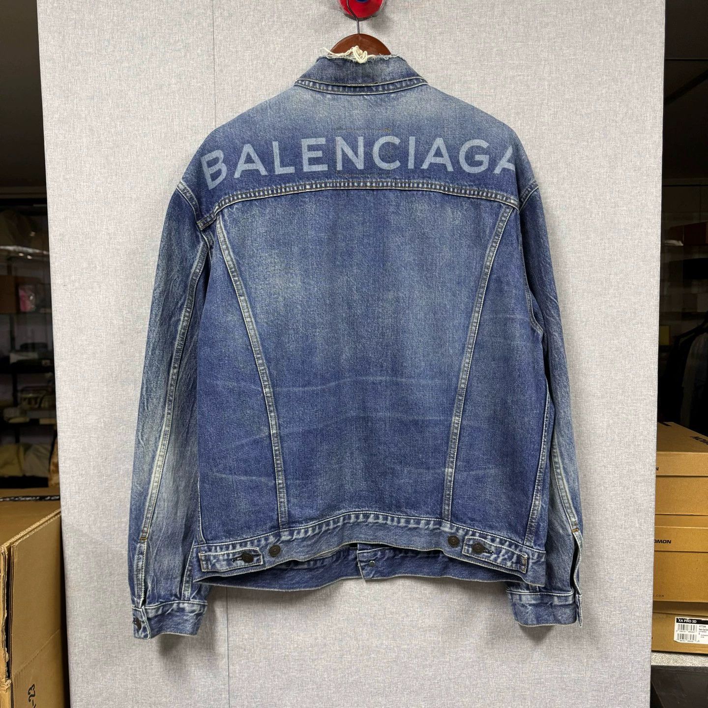 Balenciaga balenciaga denim jackets Size XXS / US 00 / IT 34 - 2 Thumbnail