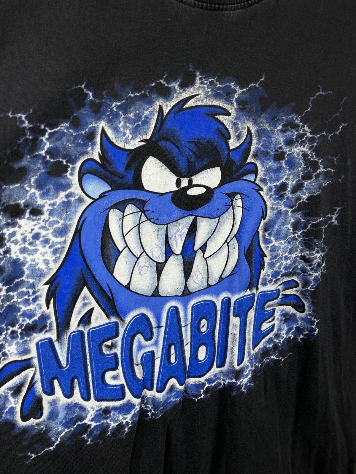 Warner Bros 🐶Vintage 1997 T-Shirt Looney Tunes Megabite VTG Tee🐶 Size US L / EU 52-54 / 3 - 3 Thumbnail