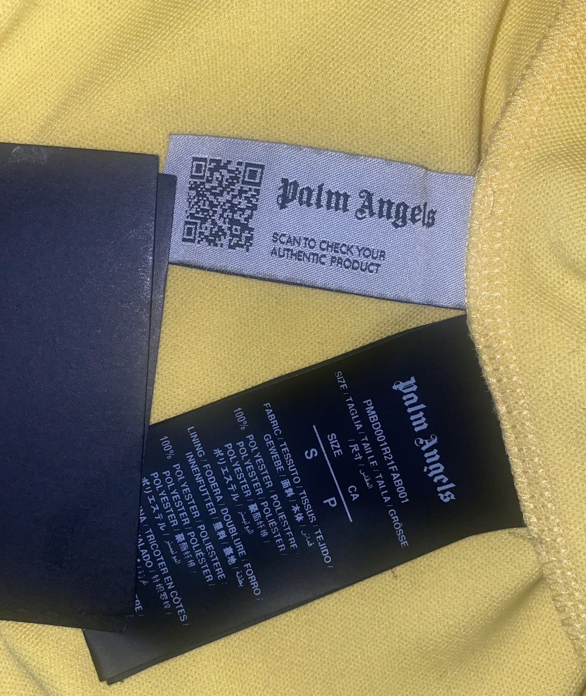 Palm Angels Yellow Palm Angels Tracksuit Jacket Size US S / EU 44-46 / 1 - 2 Thumbnail