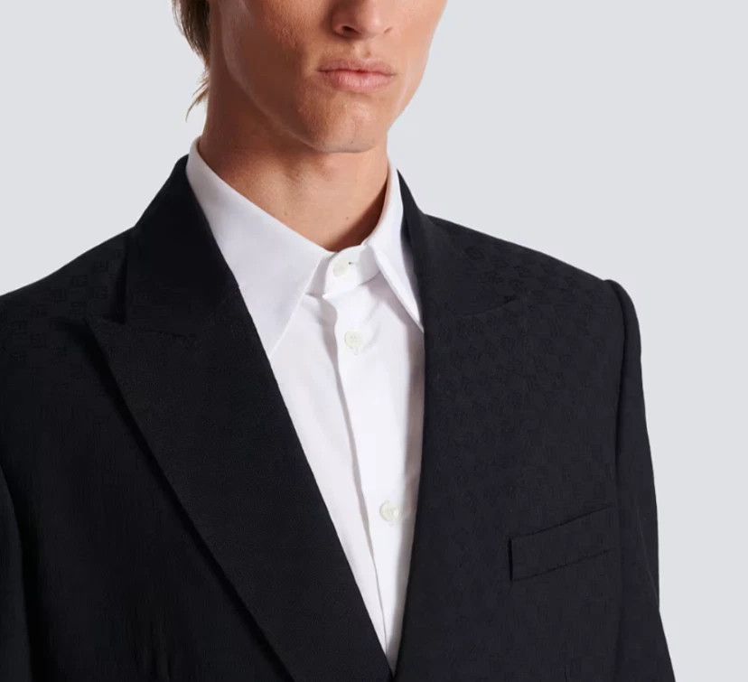Balmain o1loc1c1125 Blazers in Black Size 50R - 4 Thumbnail