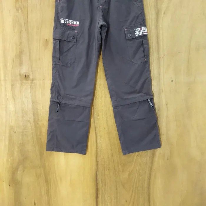 Japanese Brand TP FIGHTER GREY CARGO PANTS Size US 28 / EU 44 - 3 Thumbnail