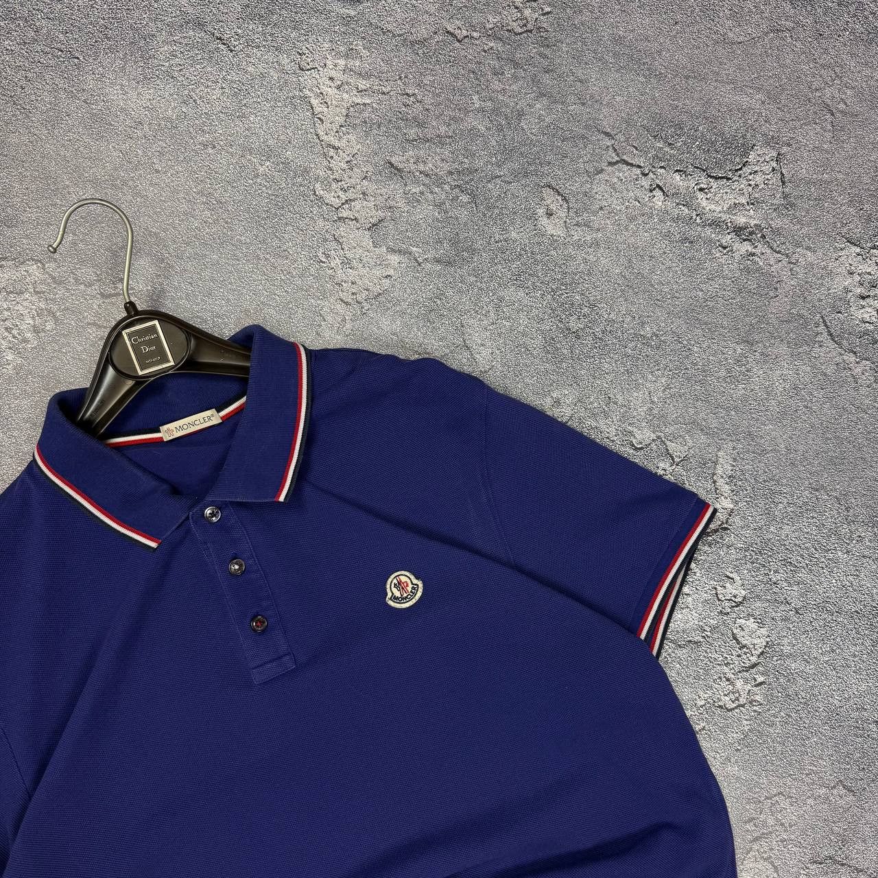 Moncler Moncler Polo T-Shirt Purple Size XL Size US XL / EU 56 / 4 - 2 Thumbnail