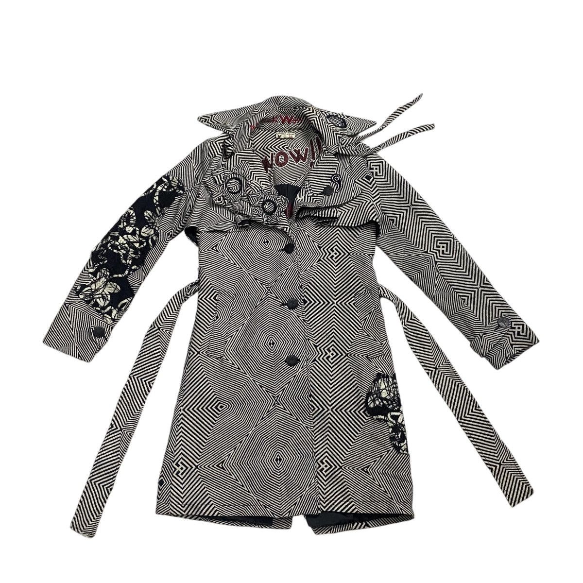 Desigual × Japanese Brand Desigual women coat jacket Size S / US 4 / IT 40 - 5 Thumbnail