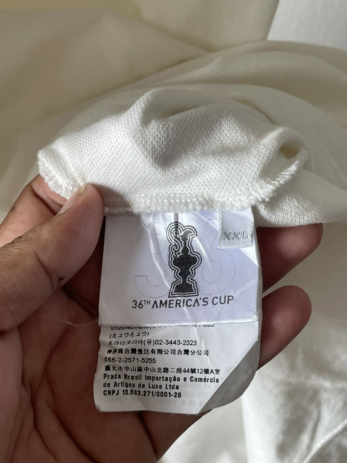 Prada Prada 36th America Cup Polo Tee Size US XL / EU 56 / 4 - 10 Thumbnail