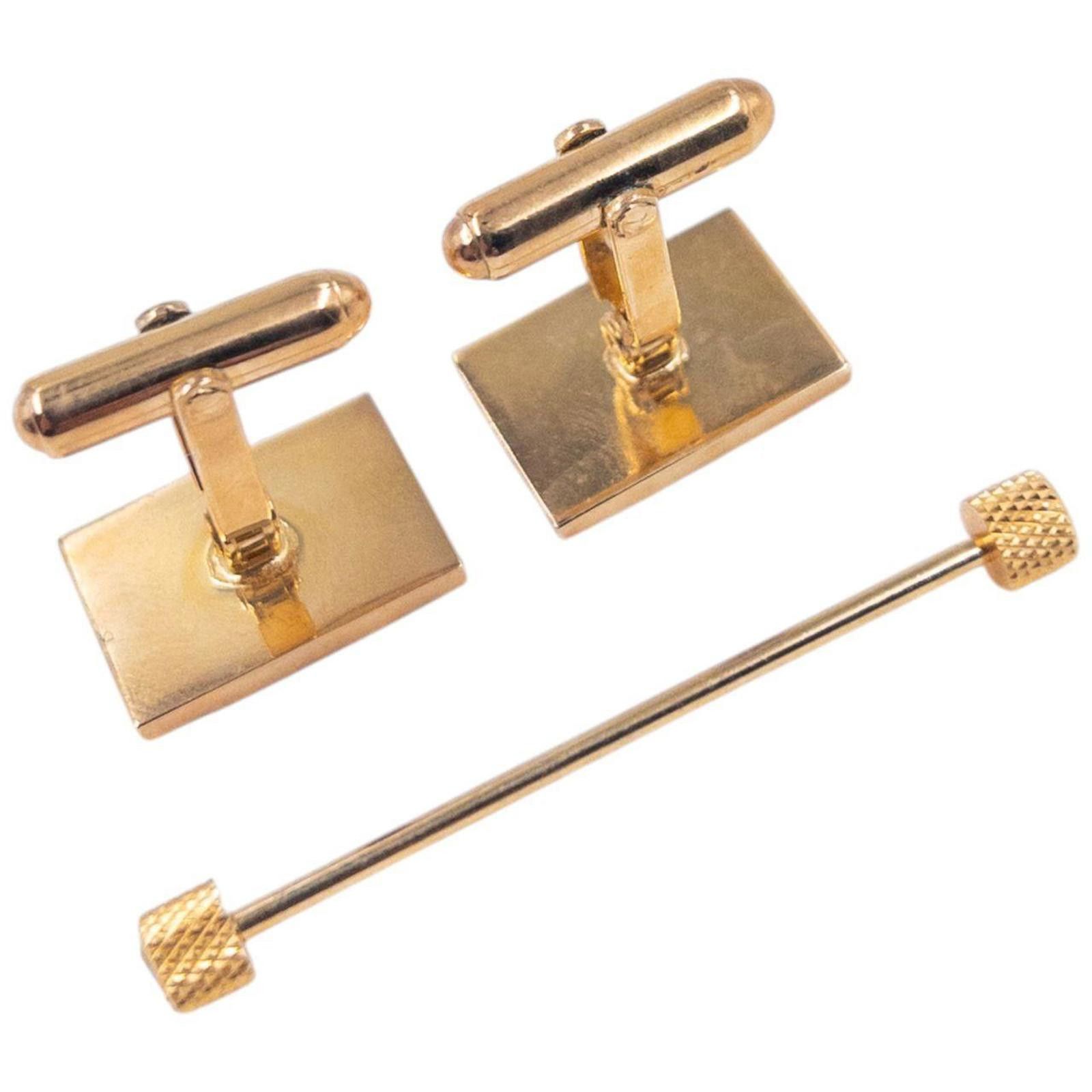 Christian Dior Monsieur Vintage Dior Cuff Links & Tie Pin Set Size ONE SIZE - 3 Thumbnail