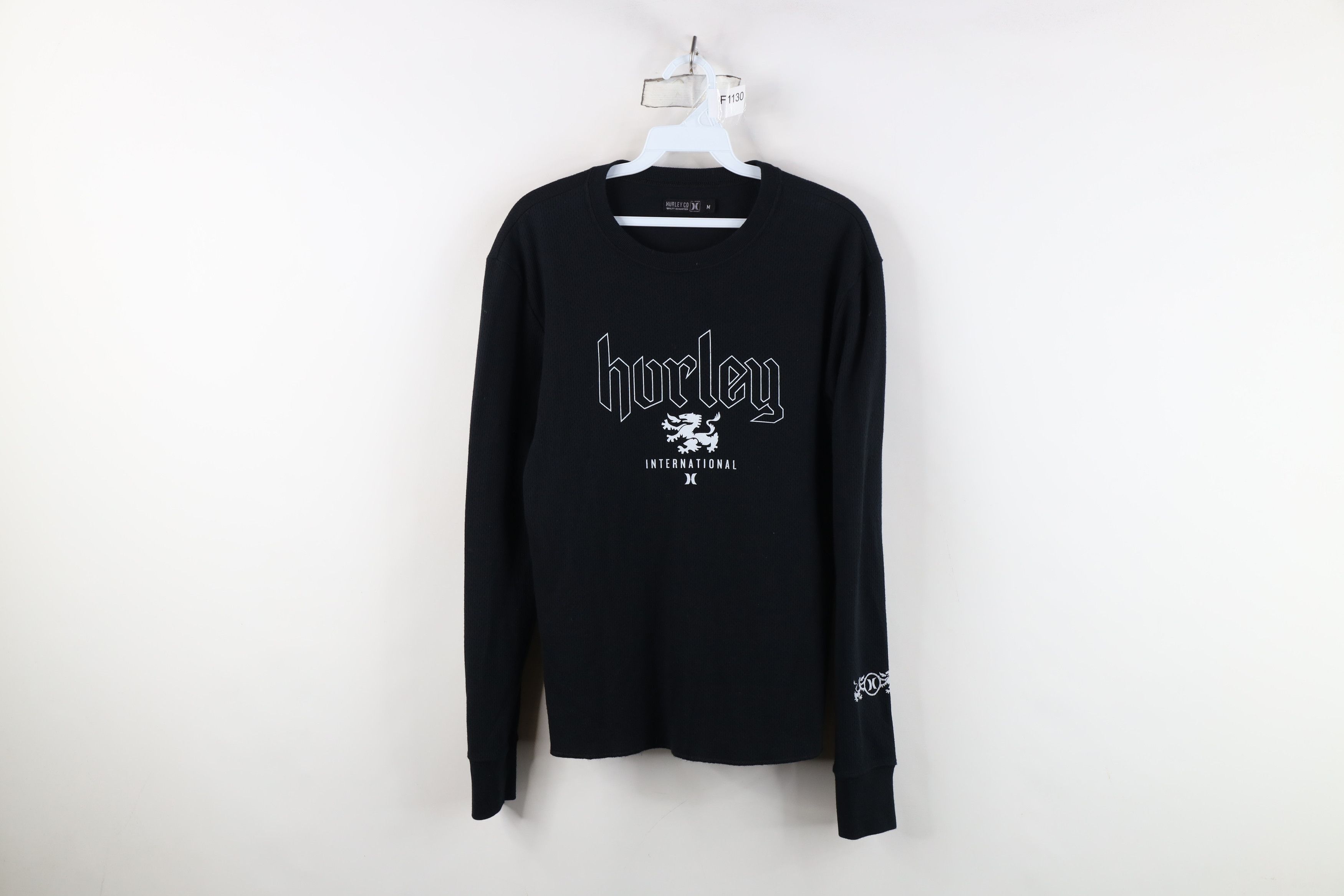 Hurley Vintage Hurley Surfing Waffle Knit Long Sleeve T-Shirt Size US M / EU 48-50 / 2 - 1 Thumbnail