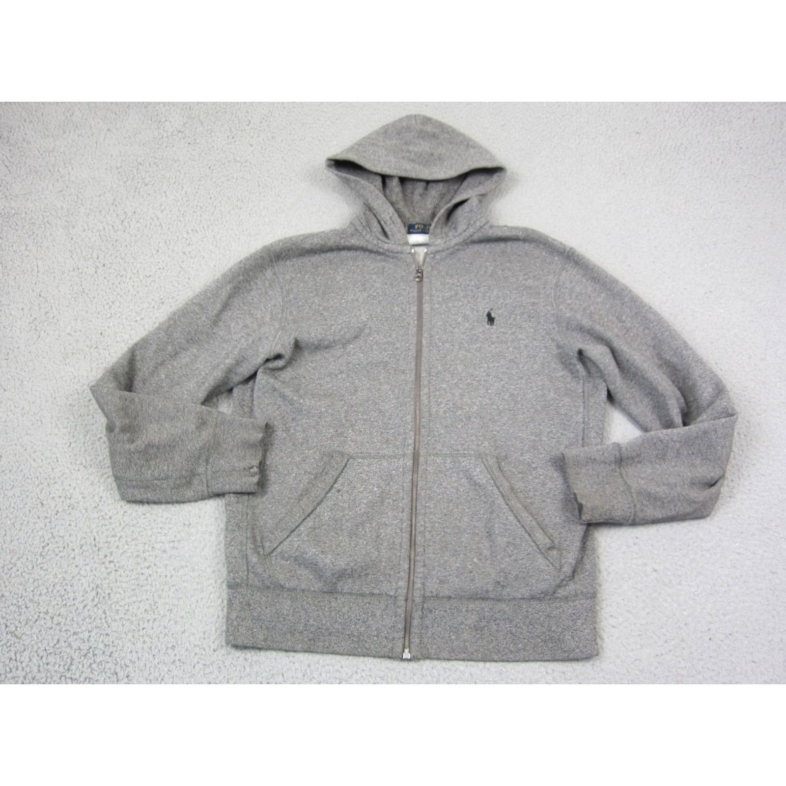 Polo Ralph Lauren Polo Ralph Lauren Hoodie Mens M Gray Black Pony Full Zip Fleece Sweatshirt Regular Size Medium Hooded Logo Zipper Pockets 90s Classic Vintage? Size US M / EU 48-50 / 2 - 2 Thumbnail