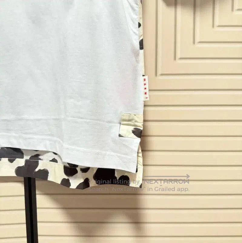 Marni Marni Men's Summer White Cotton Print T-Shirt . Size US L / EU 52-54 / 3 - 6 Thumbnail