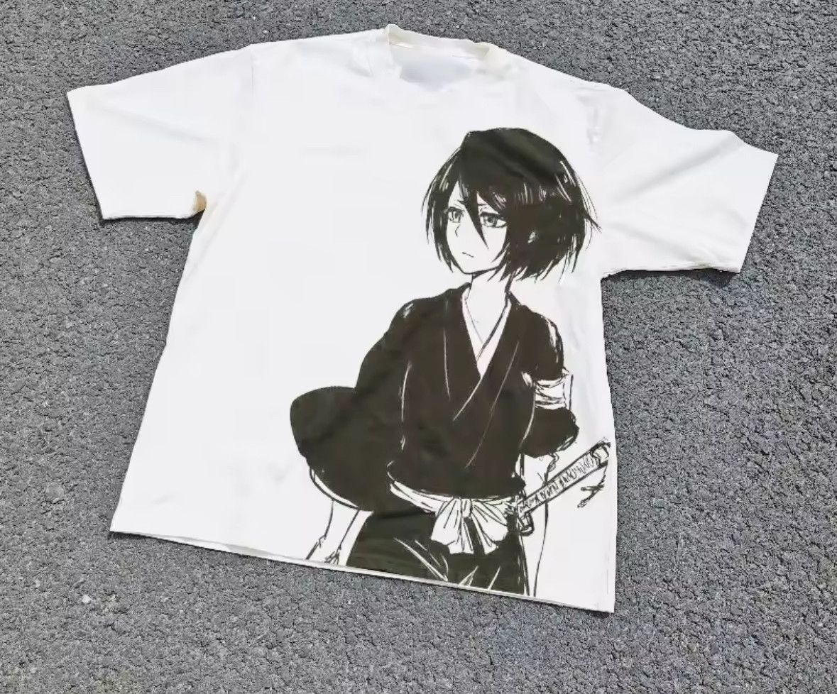Japanese Brand Japanese Streetwear Lady Girl Samurai Hip Hop T-Shirt Tee Size US XL / EU 56 / 4 - 1 Thumbnail
