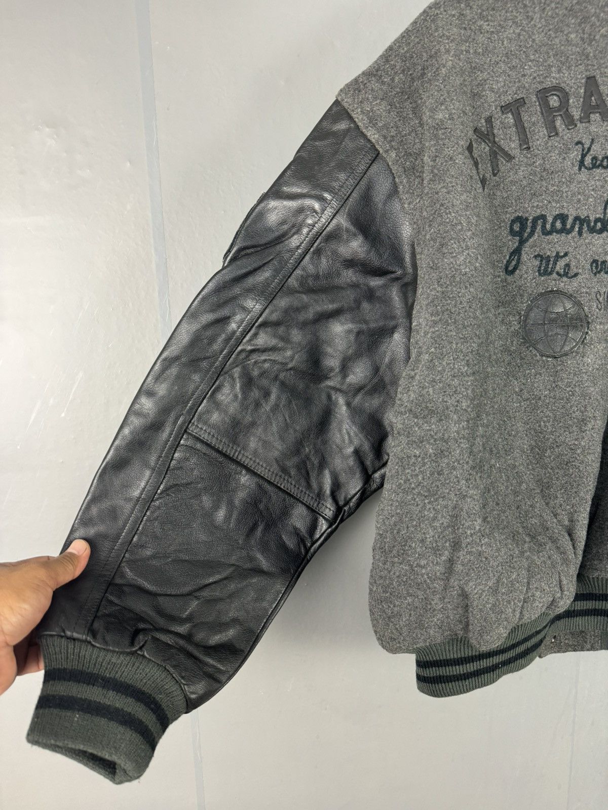 Vintage VINTAGE KEARNEY HOUSE LEATHER LETTERMAN VARSITY JACKET Size US L / EU 52-54 / 3 - 12 Thumbnail