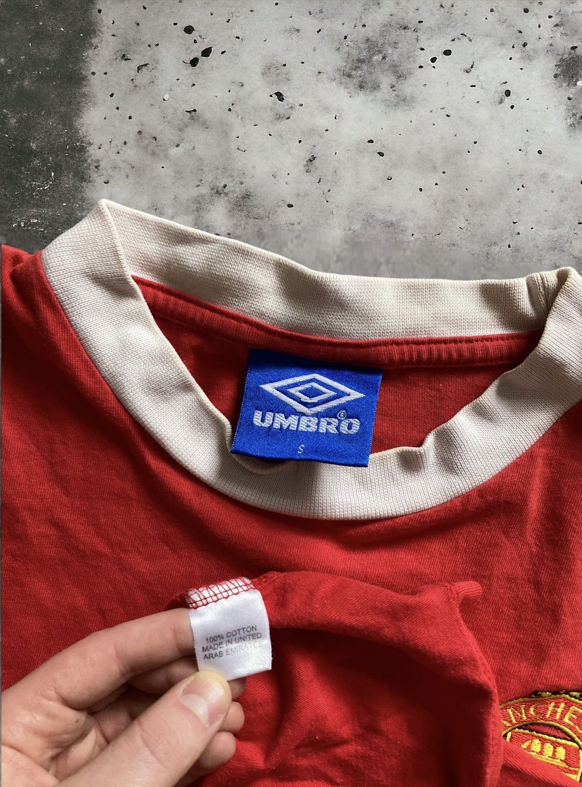 Umbro Vintage 90’s umbro Manchester united soccer football tee Size US L / EU 52-54 / 3 - 4 Thumbnail