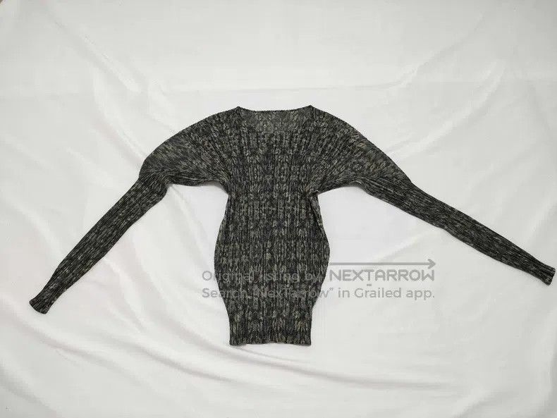 Issey Miyake Issey Miyake Kaleidoscope Dark-Pattern Bowling Ruched Top Size L / US 10 / IT 46 - 5 Thumbnail