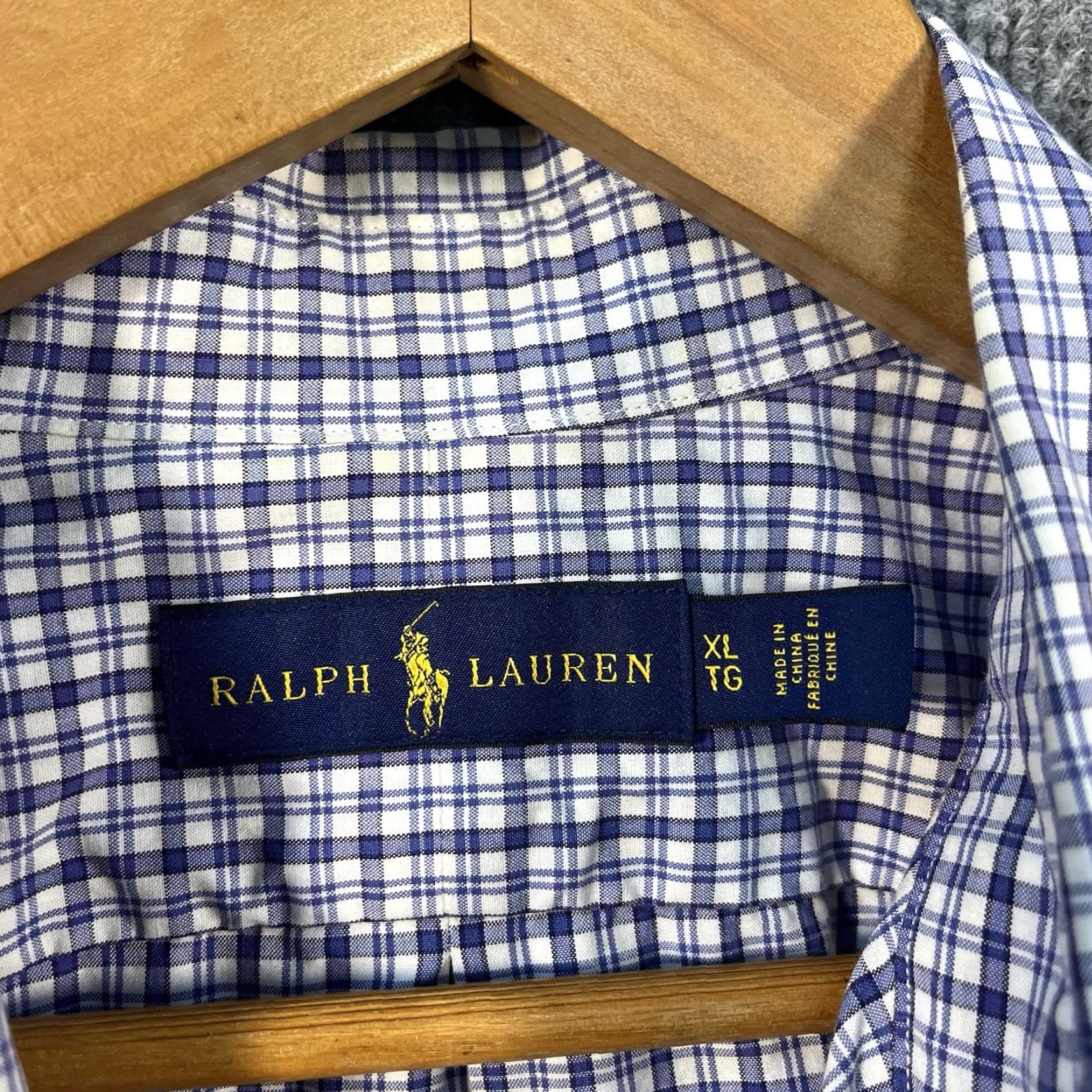 Polo Ralph Lauren Polo Ralph Lauren Plaid Classic Flannel Button-Up Shirt XL Long Sleeve Pony Blue Size US XL / EU 56 / 4 - 3 Thumbnail