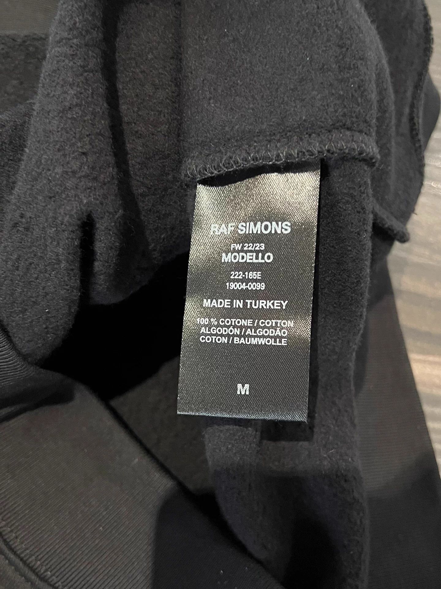 Raf Simons Raf Simons 22FW Logo Crewneck Sweater Black M Size US M / EU 48-50 / 2 - 6 Thumbnail