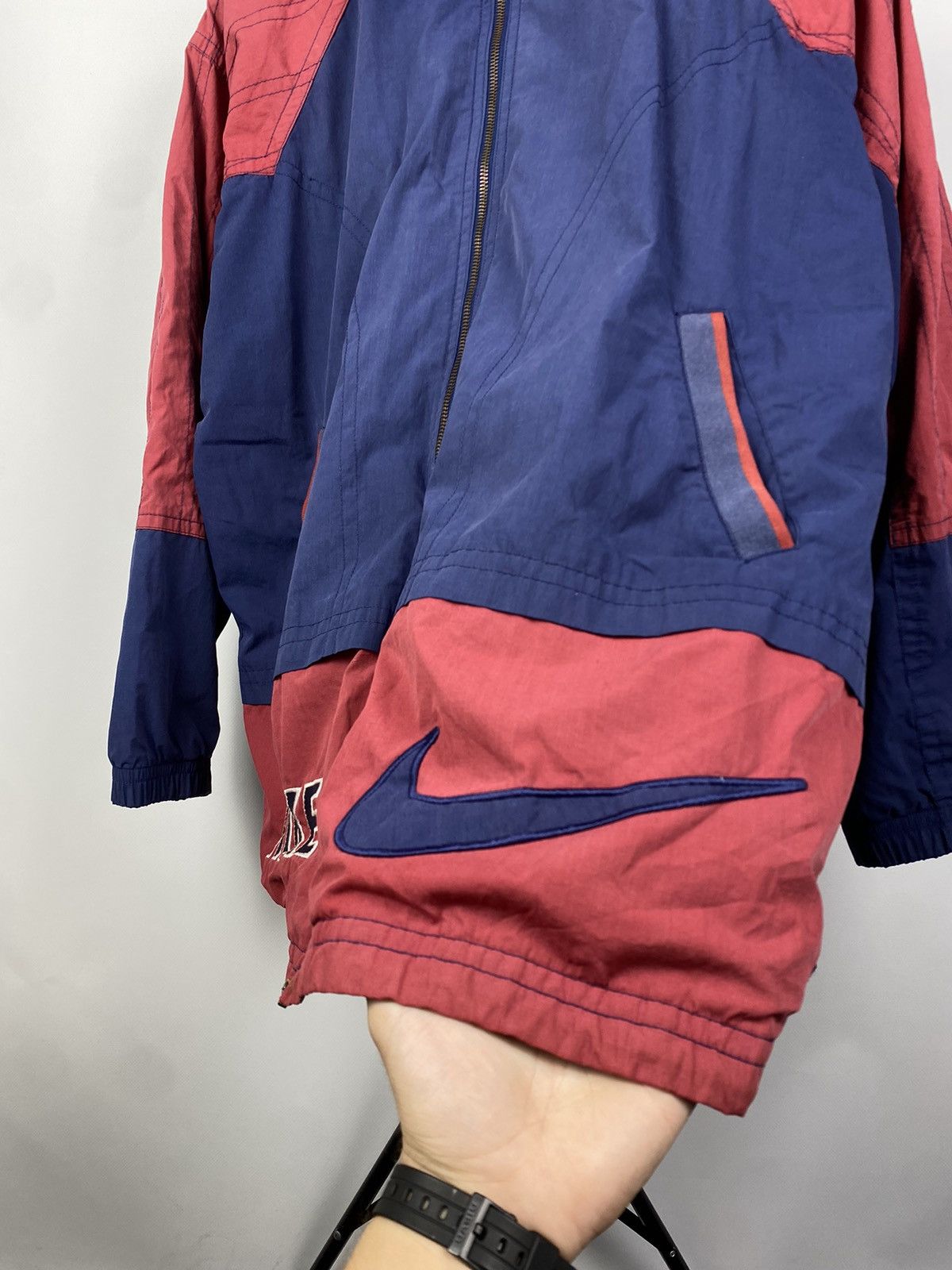 Nike × Vintage 90’s NIKE BIG LOGO TRACK JACKET Y2K Size US M / EU 48-50 / 2 - 6 Thumbnail