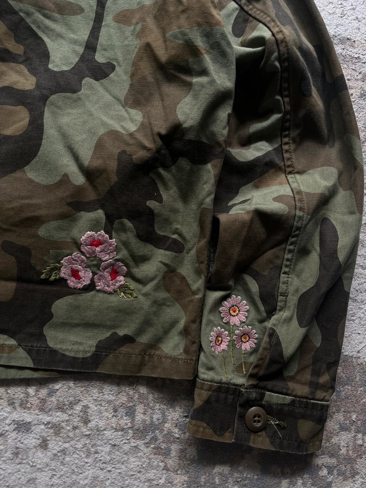 Levi's Levi’s Sz S Made in Sri Lanka 2017 Rare Camo Caroline Jacket Size S / US 4 / IT 40 - 8 Thumbnail