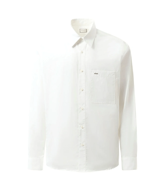 Wooyoungmi BNWT AW24 WOOYOUNGMI POPLIN BACK LOGO SHIRT 50 Size US M / EU 48-50 / 2 - 13 Thumbnail
