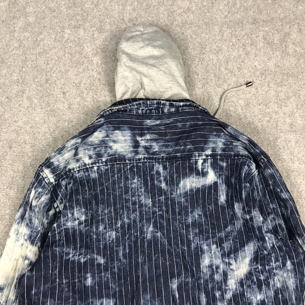 Japanese Brand Semanticdesign Acid Wash Style Zipper Denim Jacket Size US L / EU 52-54 / 3 - 8 Thumbnail