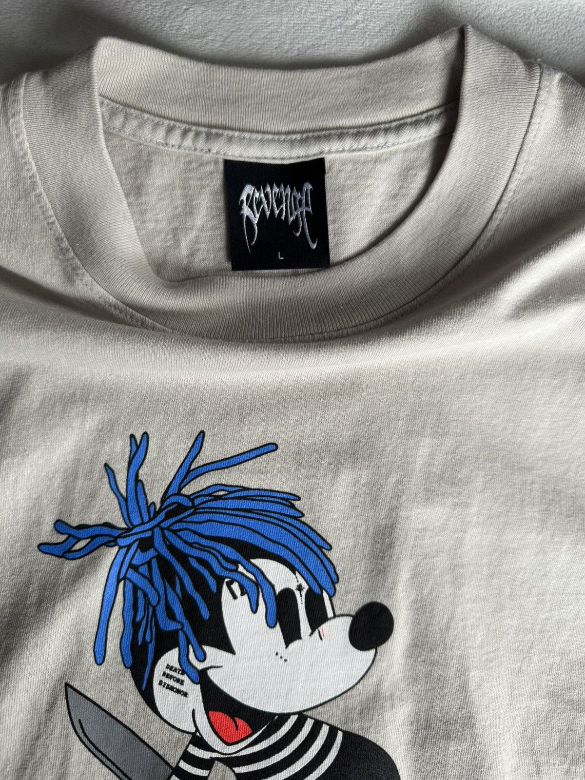 Revenge Revenge XXXTentacion Mickey shirt ‘SAD!’ - Beige Tee Size US L / EU 52-54 / 3 - 3 Thumbnail