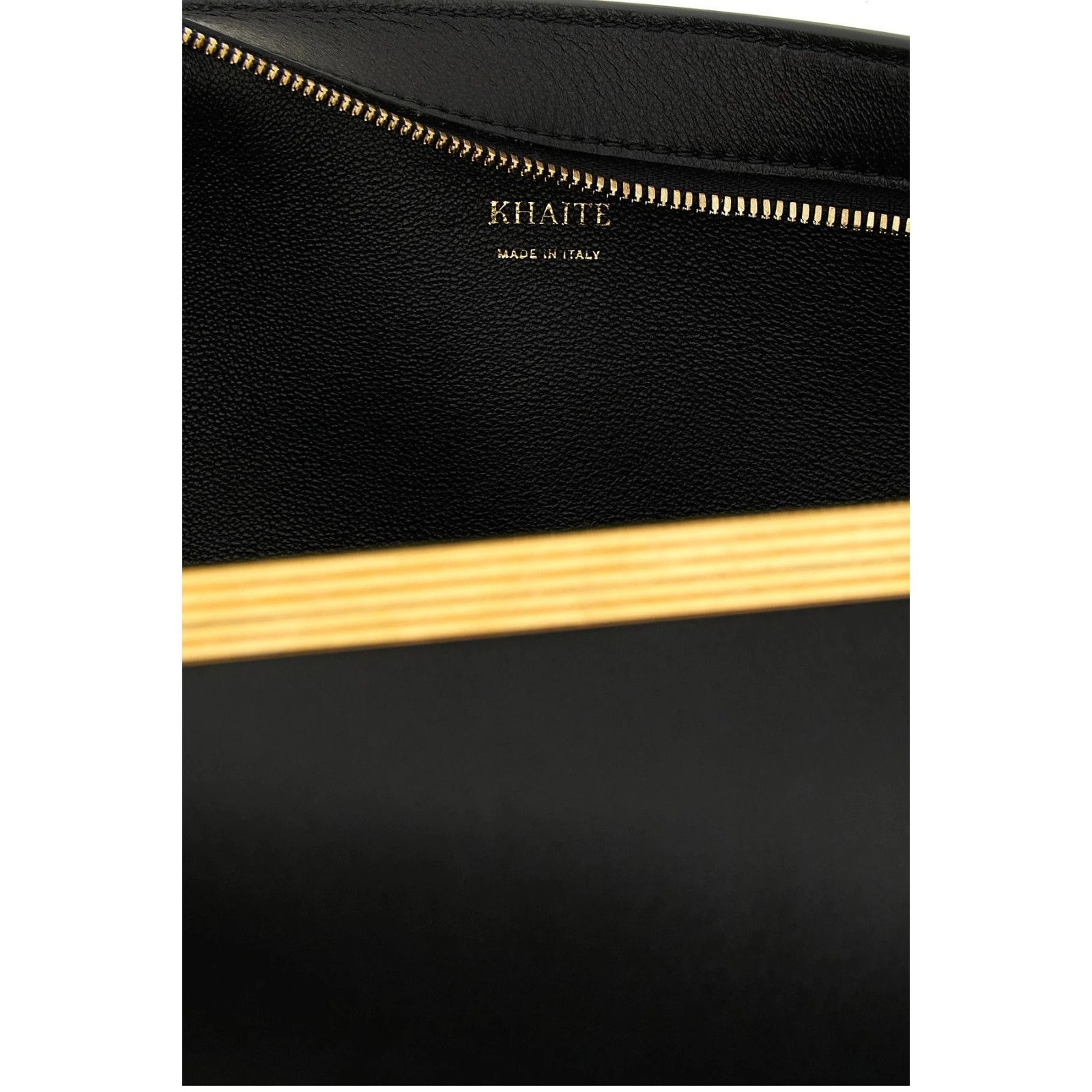 KHAITE KHAITE Donna Evening Black Leather Clutch Bag New/Authentic Size ONE SIZE - 4 Thumbnail