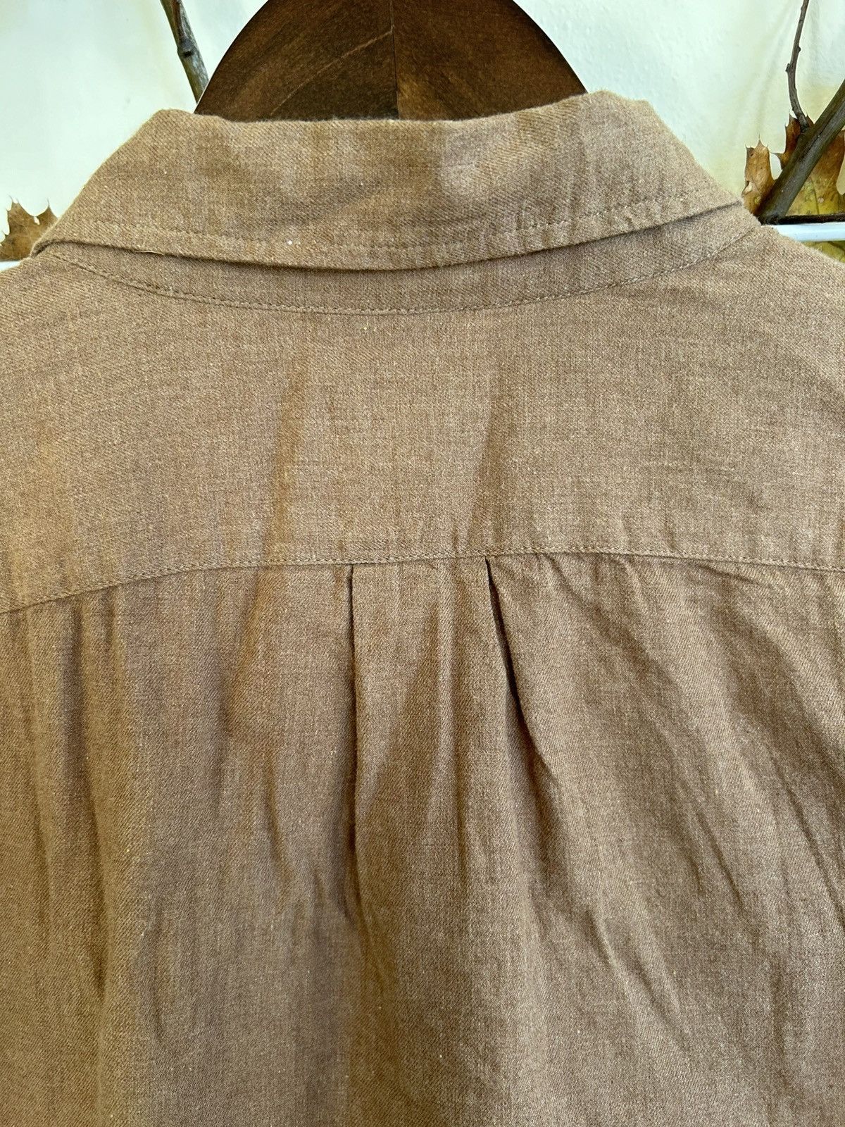 J.Crew Vintage J Crew brushed twill button shirt in brown Size US M / EU 48-50 / 2 - 5 Thumbnail