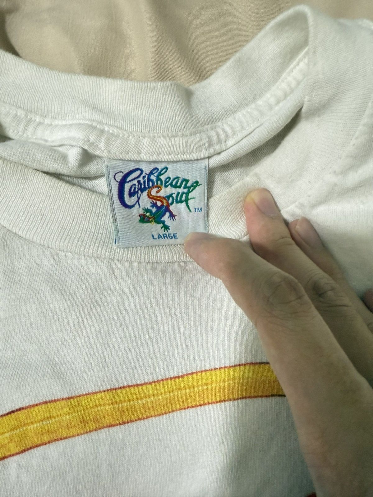 Vintage Vintage 90s Wanna See My Lizard ? T Shirt Size US L / EU 52-54 / 3 - 4 Thumbnail