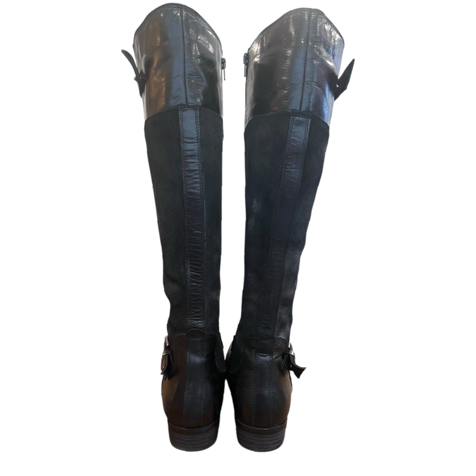 Talbots San Jacinto Company Womens Boots Flat Tall Leather Black Riding Boot Size 10.5 M Size US 11 / IT 41 - 5 Thumbnail