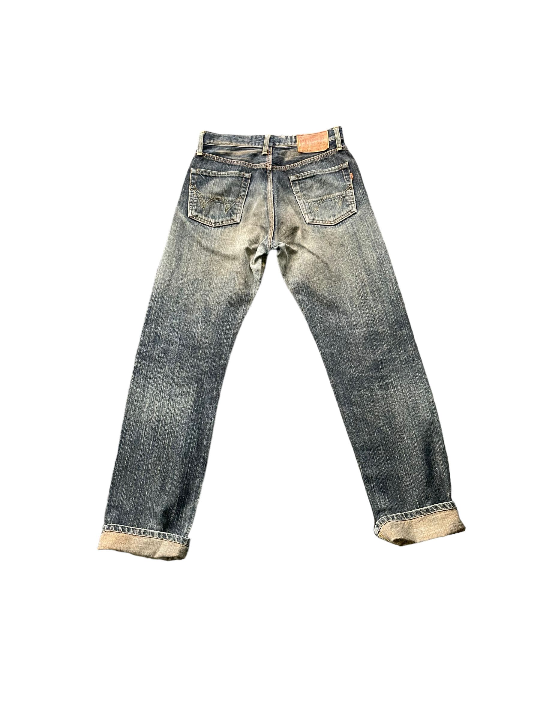 Edwin Vintage Mudwash Edwin 505ZXX Distresed Selvedge Denim Size US 30 / EU 46 - 3 Thumbnail
