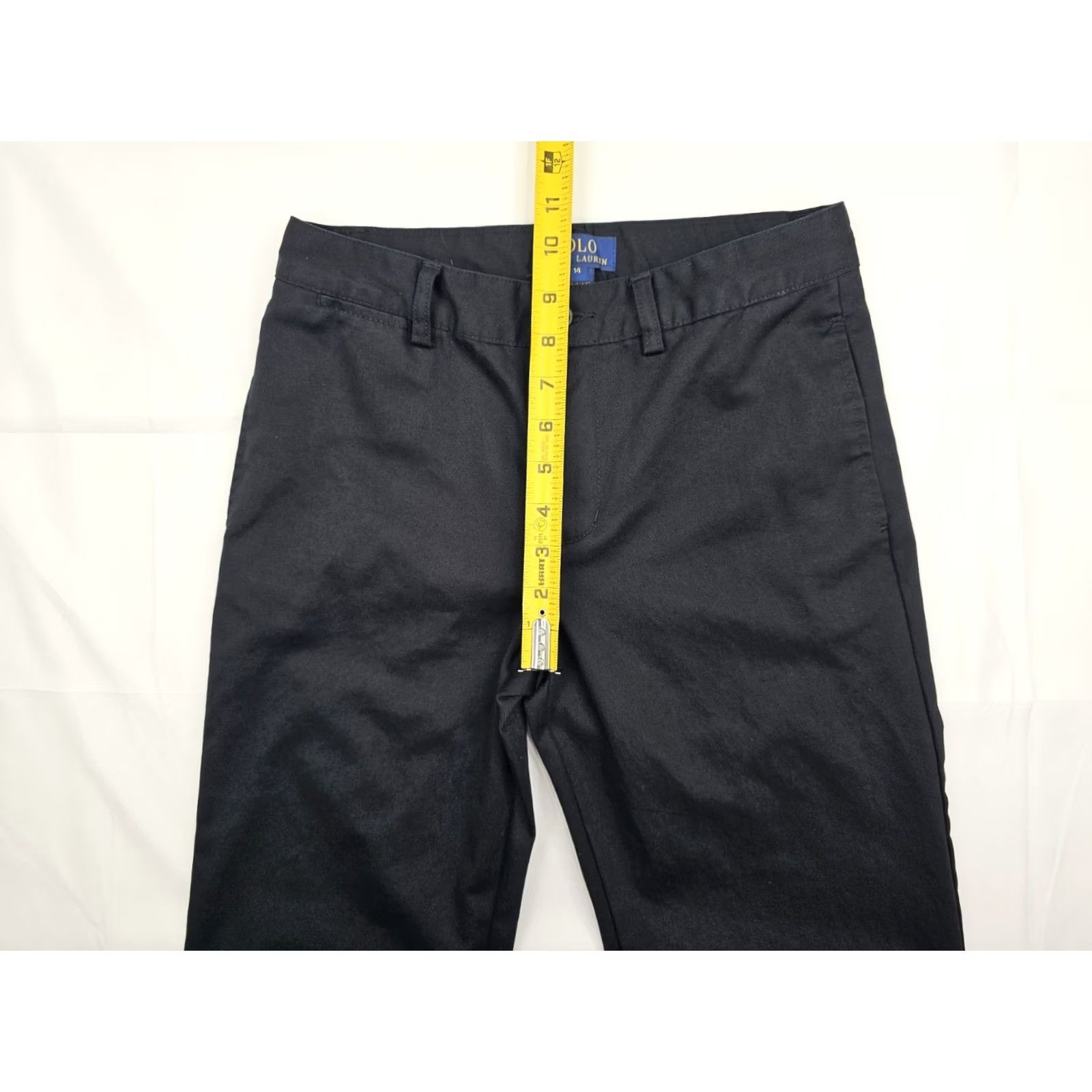 Polo Ralph Lauren Ralph Lauren Polo Straight Leg Pants Women 14 Black Cotton EUC 26x28 Casual Work Dress Jeans Size 36" / US 14 / IT 50 - 4 Thumbnail