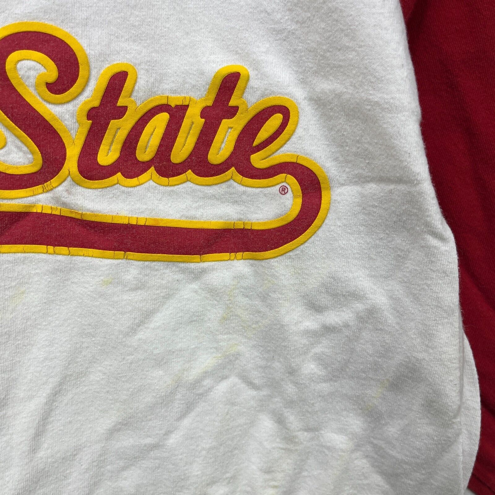 Nike × Vintage Vintage Y2K Nike Iowa State 3/4 Sleeve Small Medium Swoosh Size US M / EU 48-50 / 2 - 5 Thumbnail