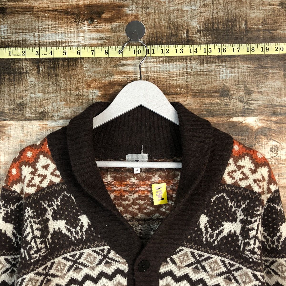 Takeo Kikuchi TK takeo kikuchi Brown Cardigan Knitwear #A1301 Size US S / EU 44-46 / 1 - 4 Thumbnail