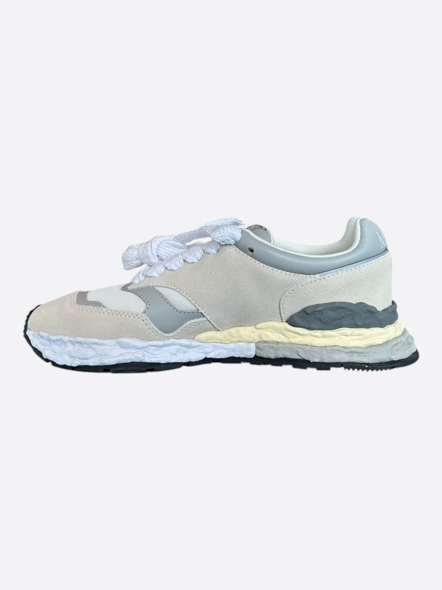 Maison MIHARA YASUHIRO Maison Mihara Yasuhiro Beige & Grey George Sneakers Size US 11 / EU 44 - 6 Thumbnail