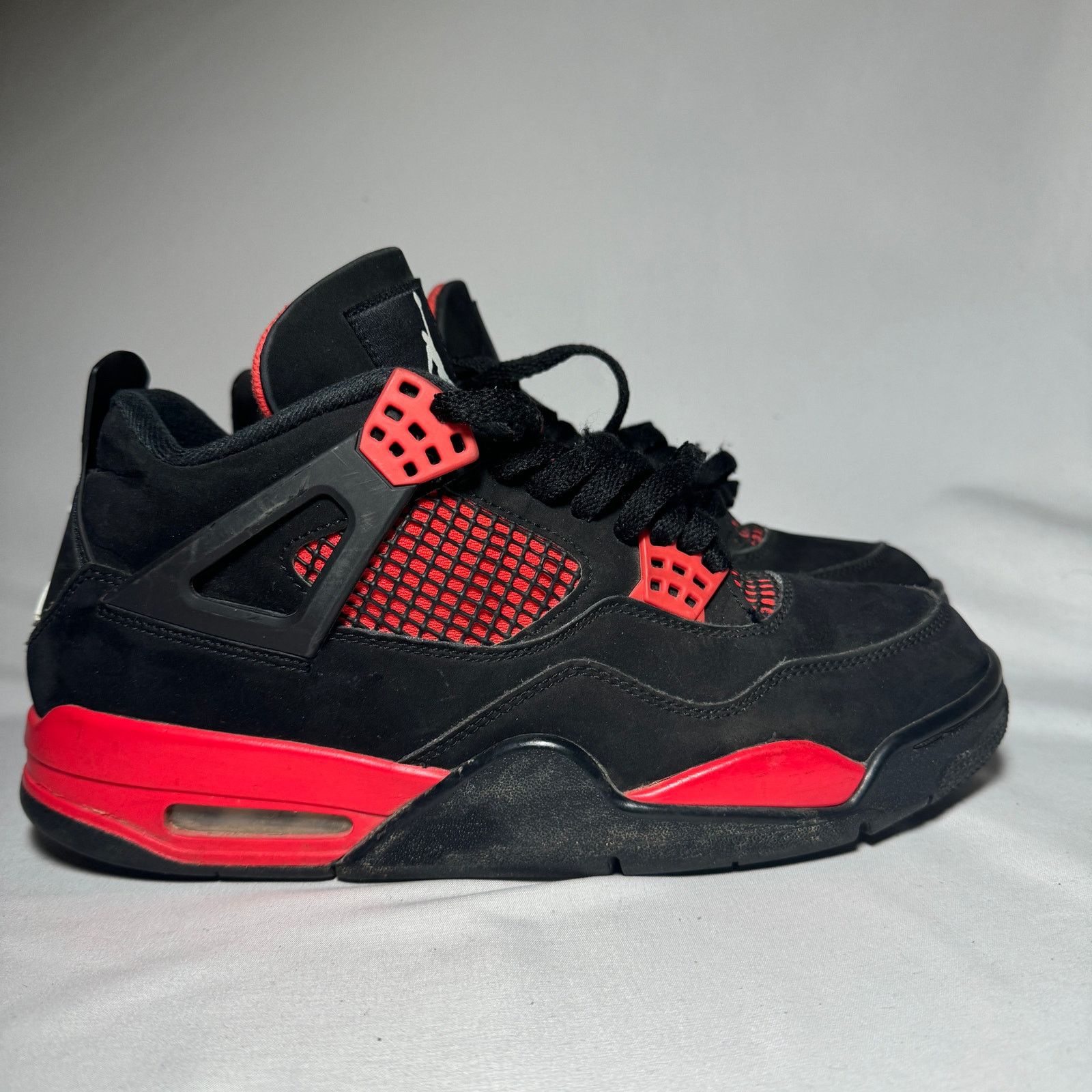 Jordan Brand × Nike Nike Air Jordan 4 Retro Red Thunder Men's Shoes - Size 10 Size US 10 / EU 43 - 9 Thumbnail