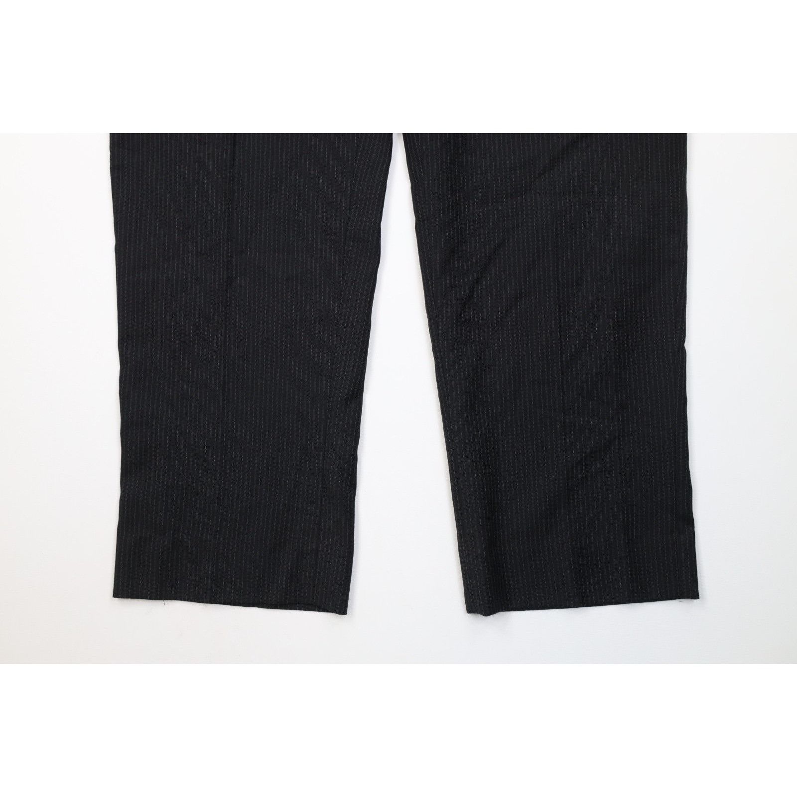 Calvin Klein Vintage Calvin Klein 2 Piece Wool Suit Wedding Black Size 44R - 14 Thumbnail