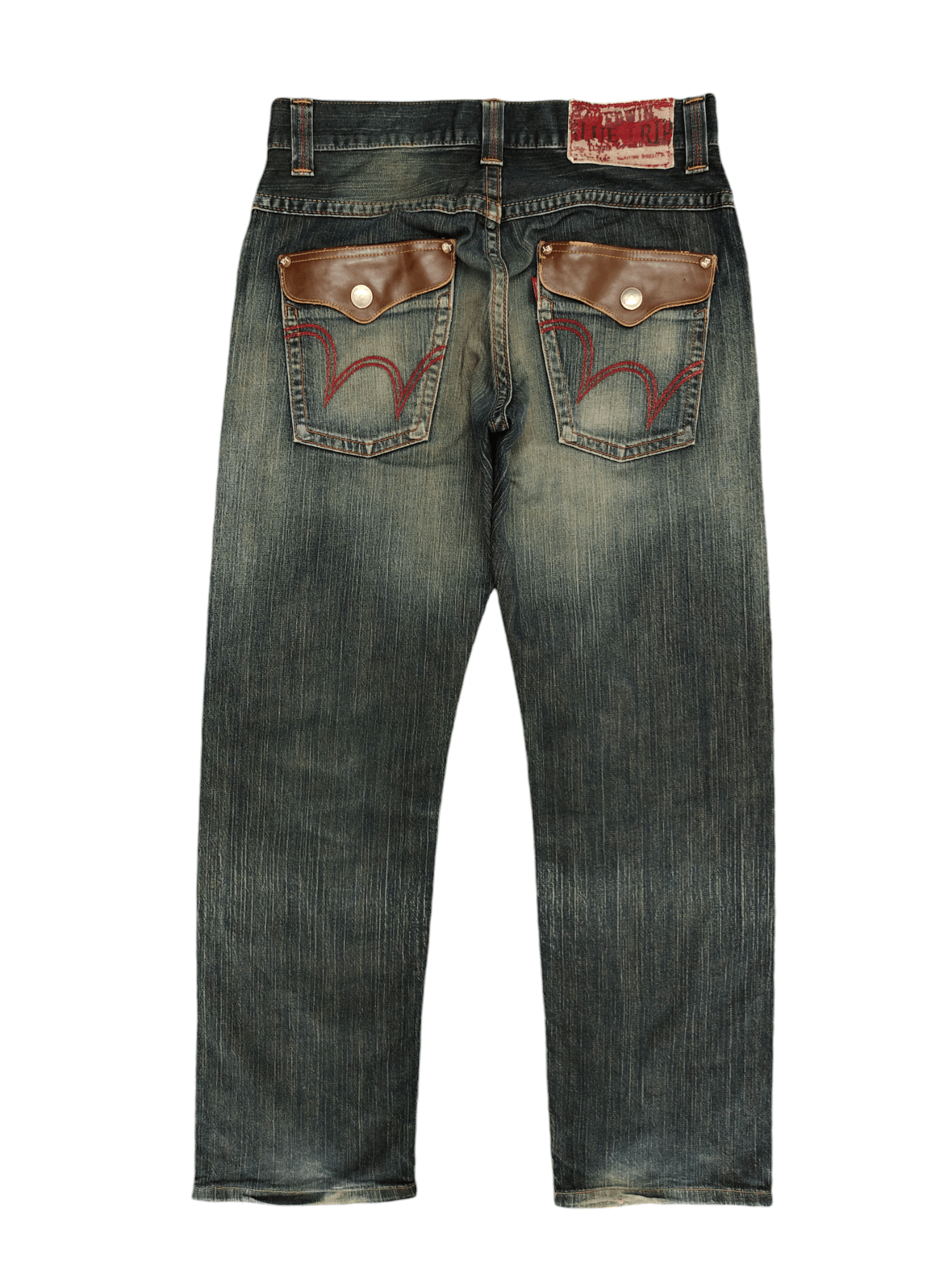 Number (N)ine × Undercover Vintage Edwin Blue Trip Clawmark Jeans Undercover Style Size US 32 / EU 48 - 9 Thumbnail